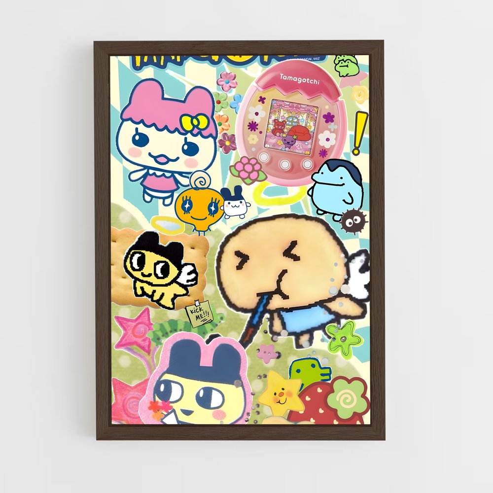 Poster Memetchi Mania – affiche Tamagotchi (vue 5)