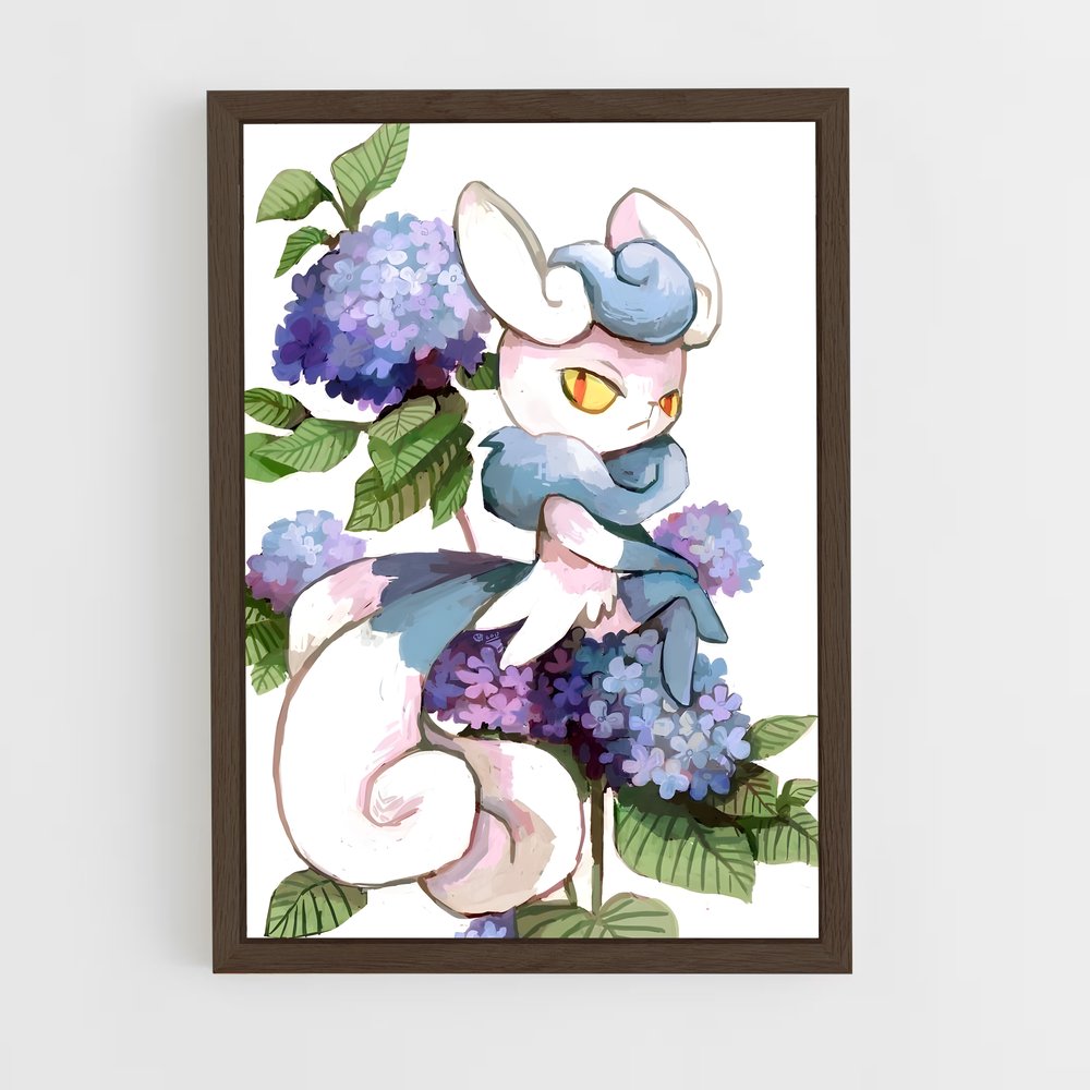Poster Fleur de Miaulement – affiche Pokemon (vue 5)
