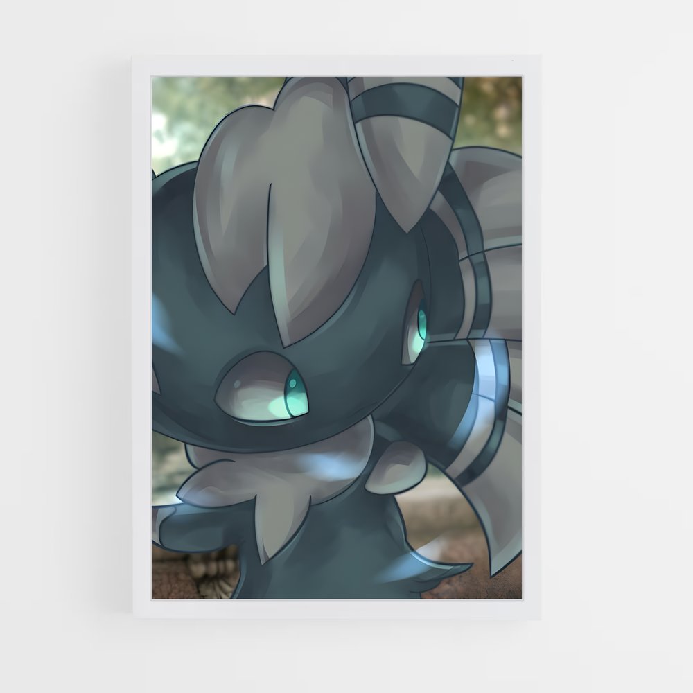 Poster Meowstic Mystique – affiche Pokemon (vue 3)