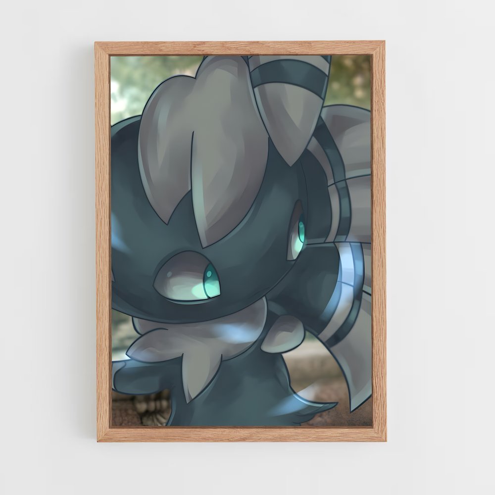Poster Meowstic Mystique – affiche Pokemon (vue 4)