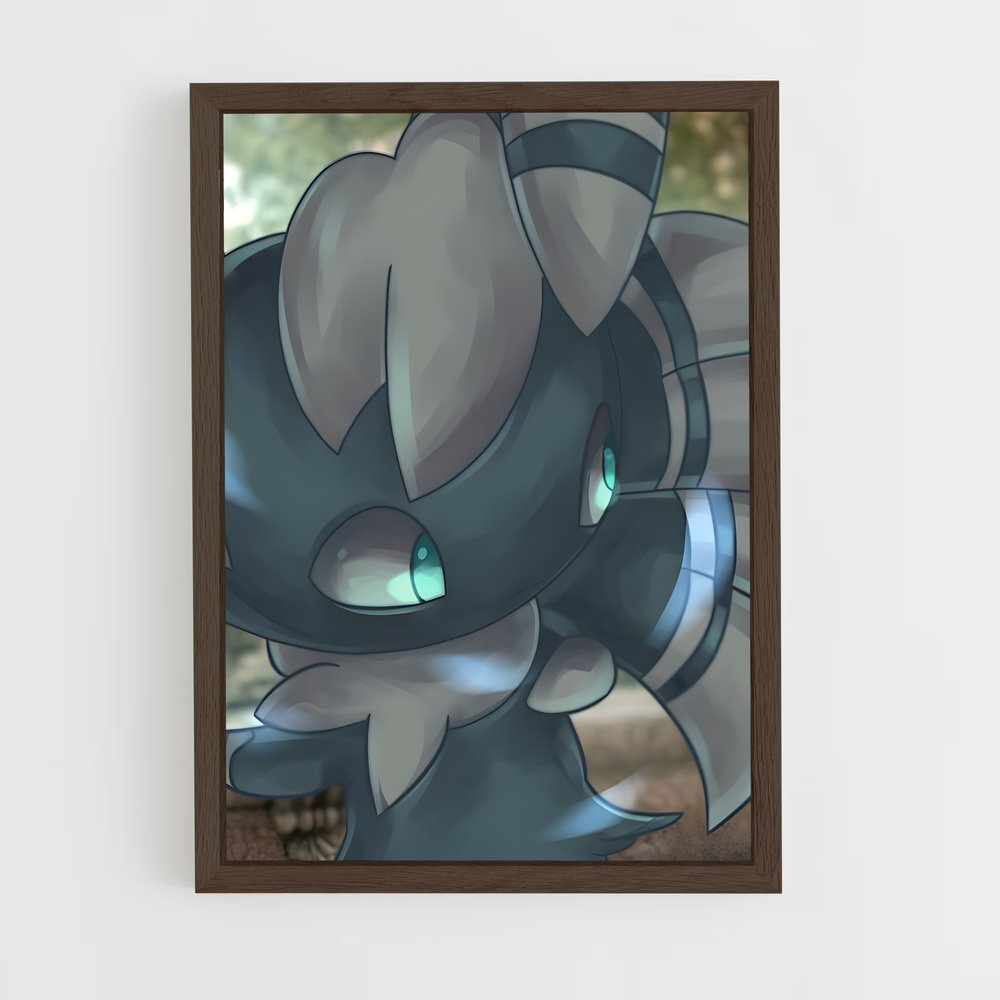 Poster Meowstic Mystique – affiche Pokemon (vue 5)