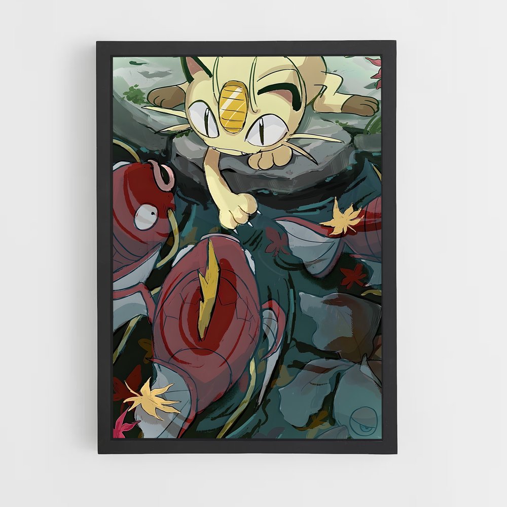 Poster Meowth's Feast – affiche Pokemon (vue 2)