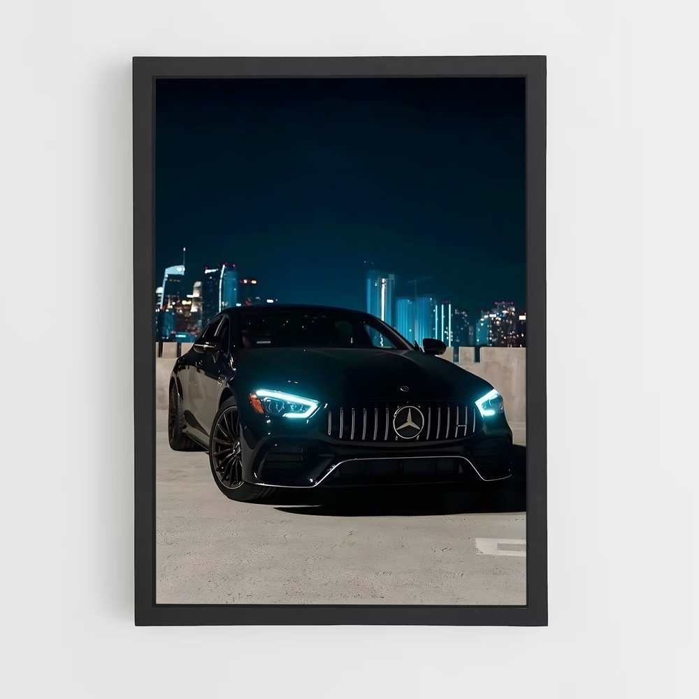 Poster Étoile Élégante Mercedes (vue 2)