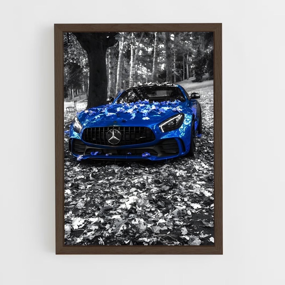 Poster Mercedes en Forêt (vue 5)