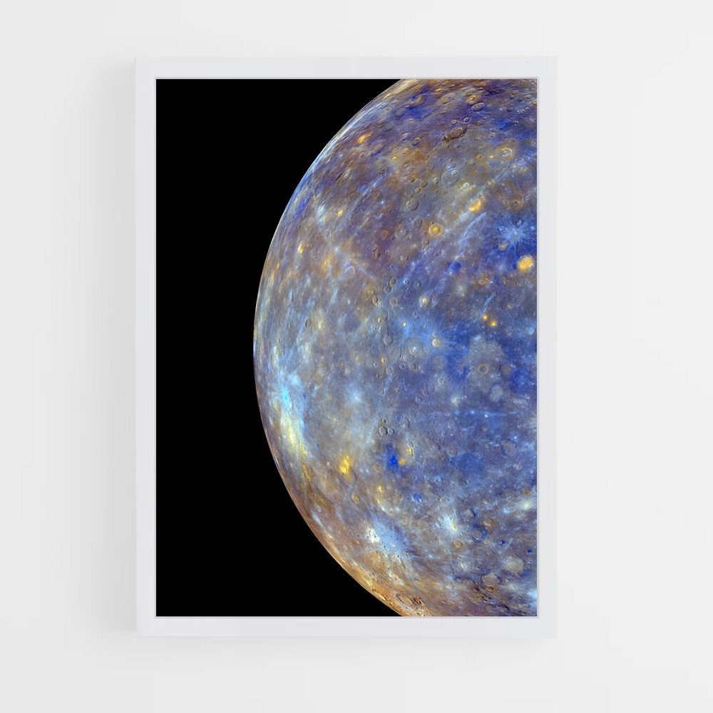 Poster Saturne et Ses Mystères – affiche Système solaire (vue 3)
