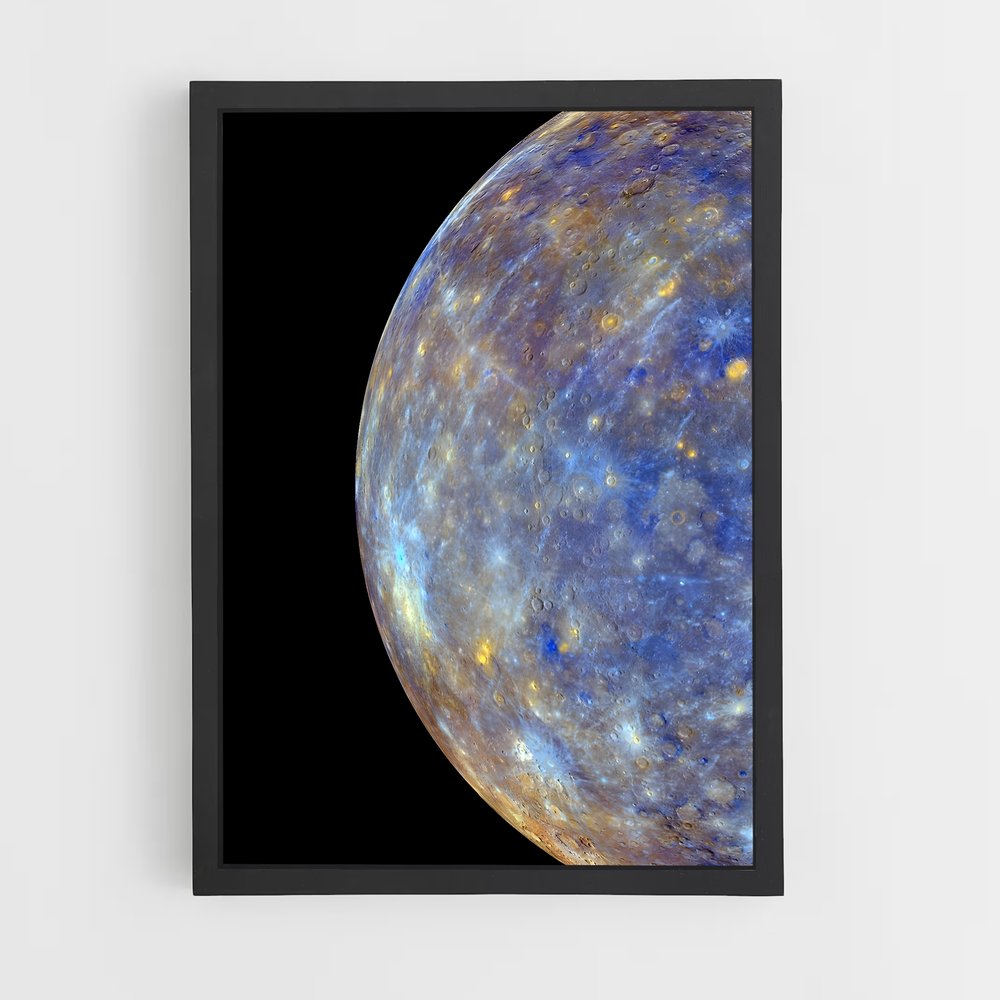Poster Saturne et Ses Mystères – affiche Système solaire (vue 2)