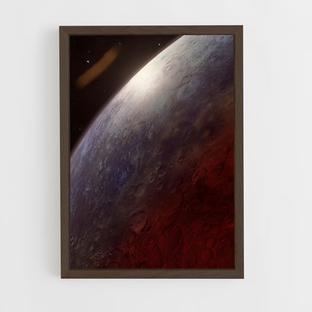 Poster Nebula Rouge – affiche Système solaire (vue 5)