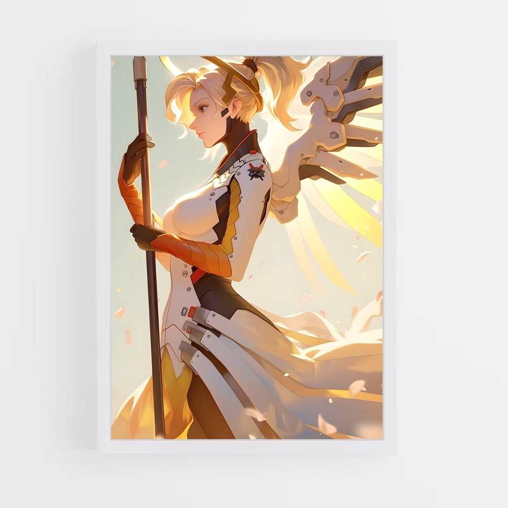 Poster Mercy héroïne – affiche Overwatch (vue 3)