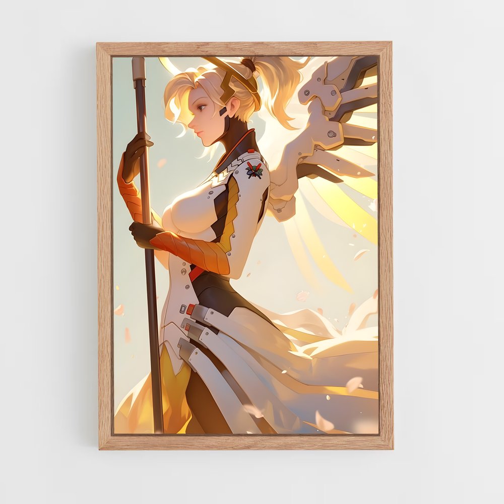 Poster Mercy héroïne – affiche Overwatch (vue 4)