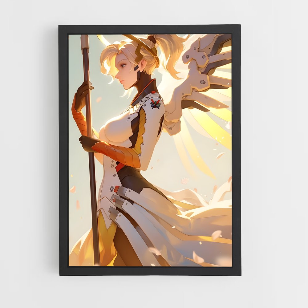 Poster Mercy héroïne – affiche Overwatch (vue 2)