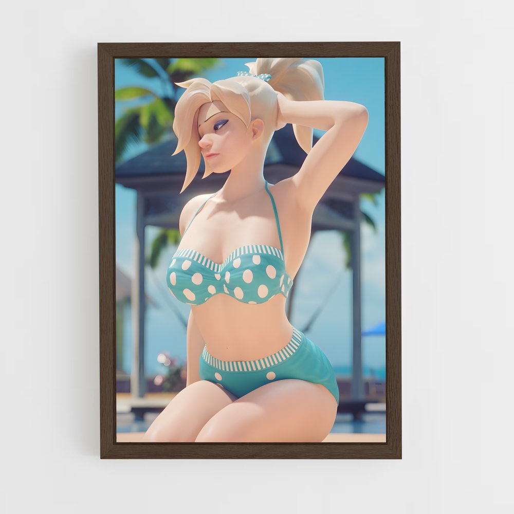 Poster Mercy Estivale – affiche Overwatch (vue 5)