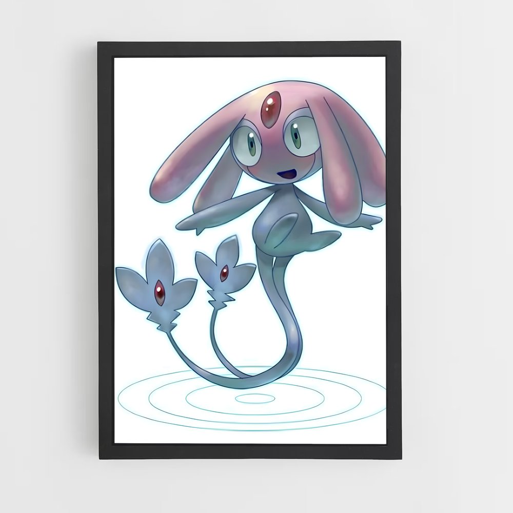 Poster Mesprit duo – affiche Pokemon (vue 2)