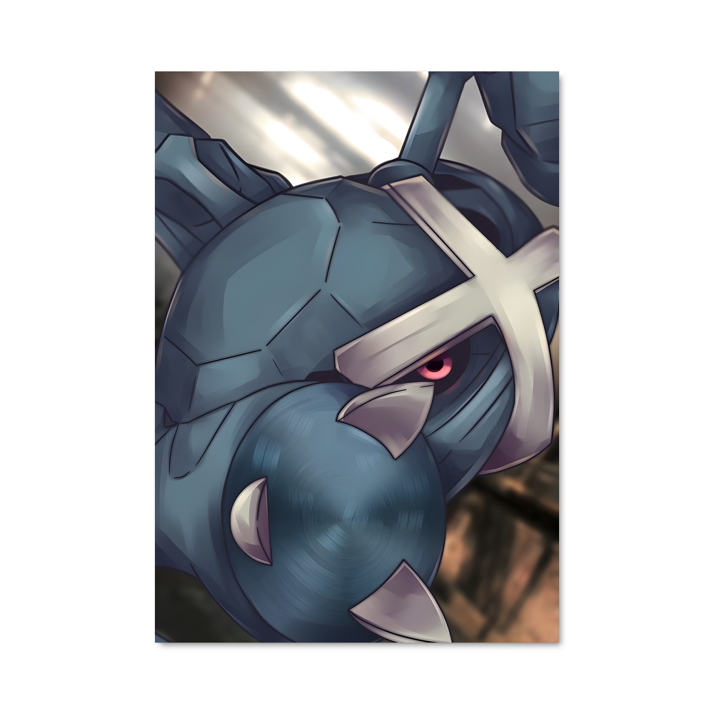 Poster Métal Maître – affiche Pokemon