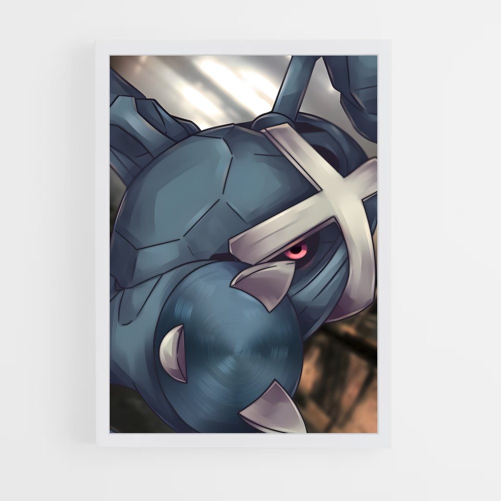 Poster Métal Maître – affiche Pokemon (vue 3)