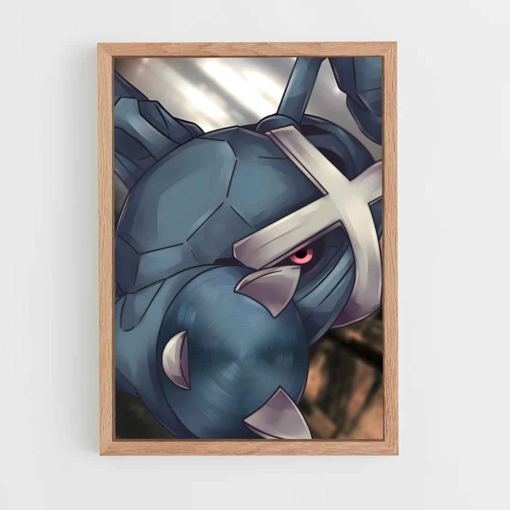 Poster Métal Maître – affiche Pokemon (vue 4)