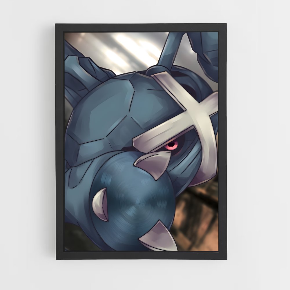 Poster Métal Maître – affiche Pokemon (vue 2)