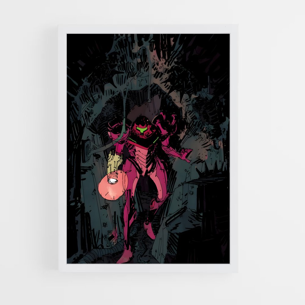 Poster Samus Éternelle – affiche Metroid (vue 3)