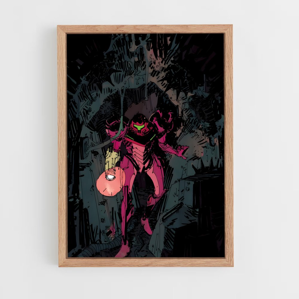 Poster Samus Éternelle – affiche Metroid (vue 4)