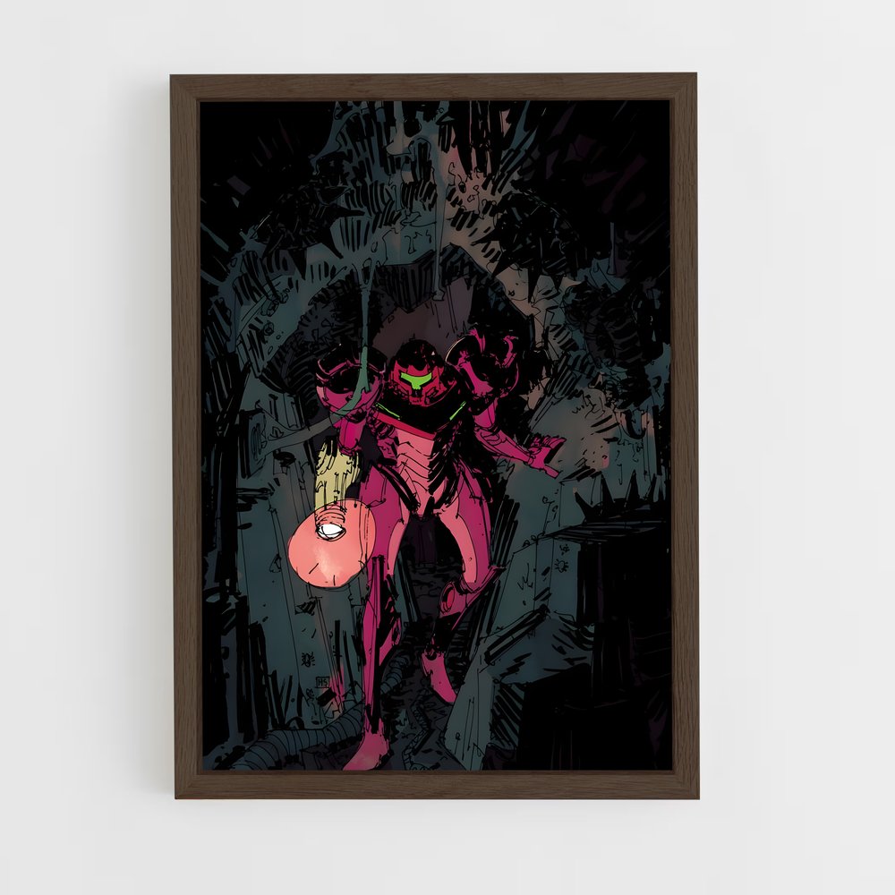 Poster Samus Éternelle – affiche Metroid (vue 5)