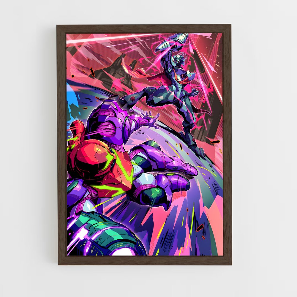 Poster Super Combatants – affiche Metroid (vue 5)