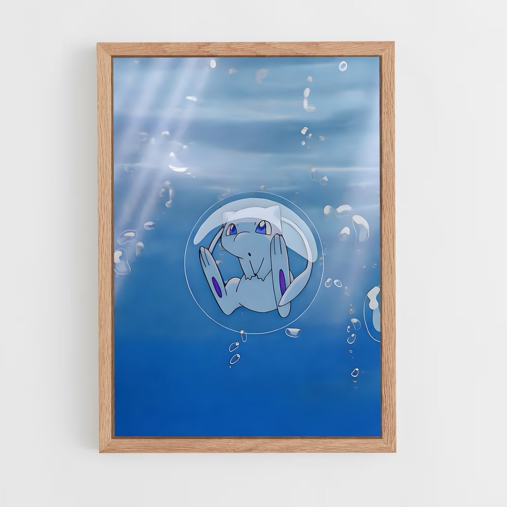 Poster Chien Flottant – affiche Pokemon (vue 4)