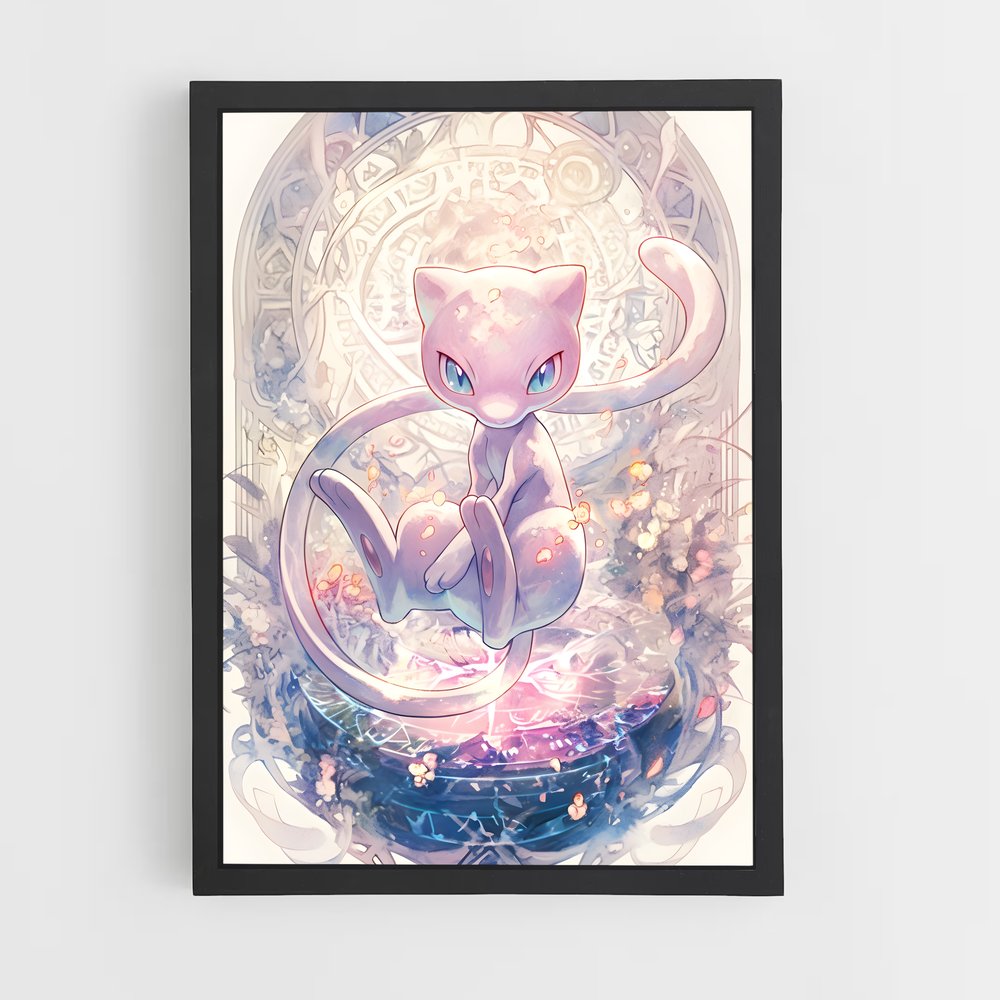 Poster Chat en Bol – affiche Pokemon (vue 2)