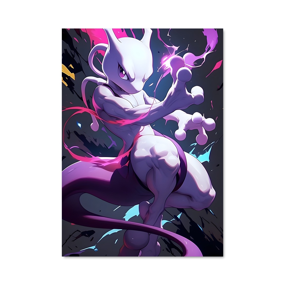 Poster Mewtwo : L'Ultime Évolution – affiche Pokemon