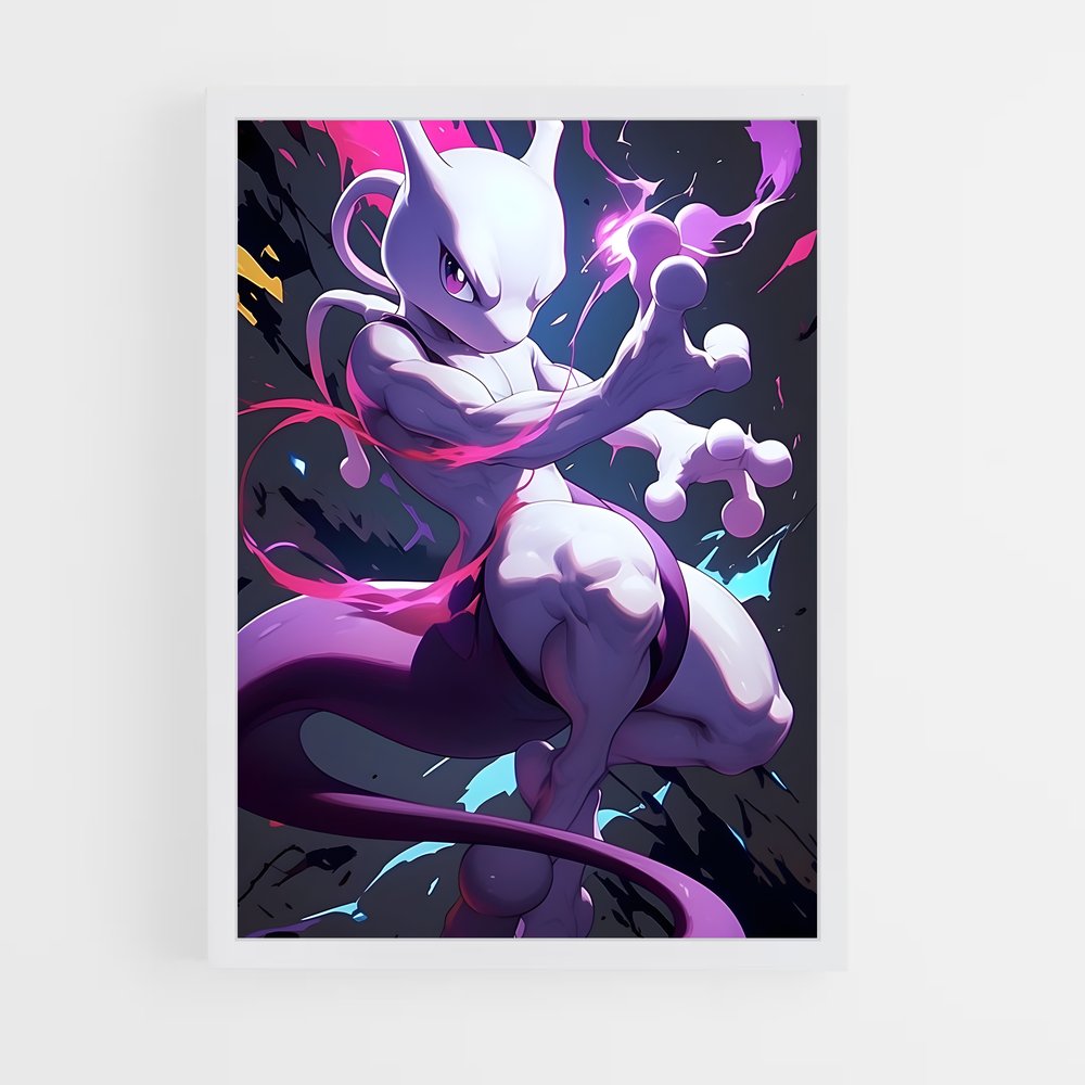 Poster Mewtwo : L'Ultime Évolution – affiche Pokemon (vue 3)