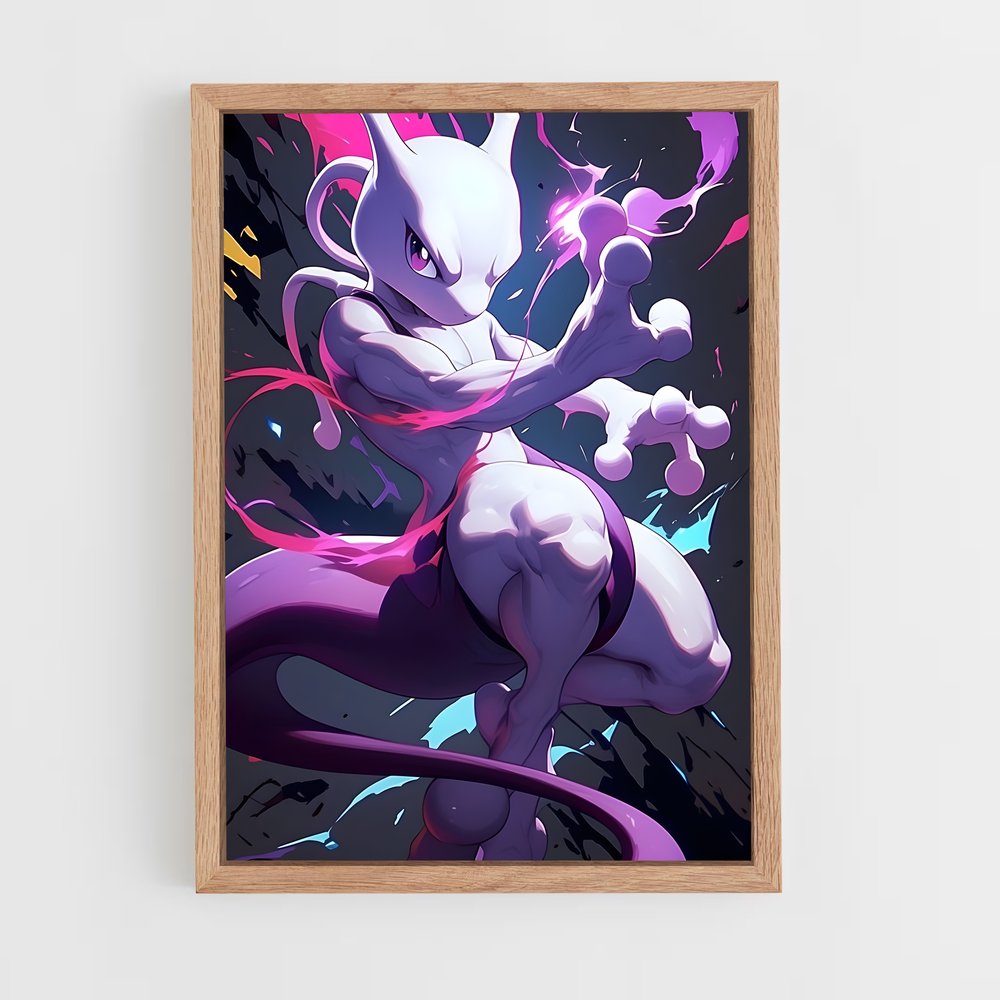 Poster Mewtwo : L'Ultime Évolution – affiche Pokemon (vue 4)