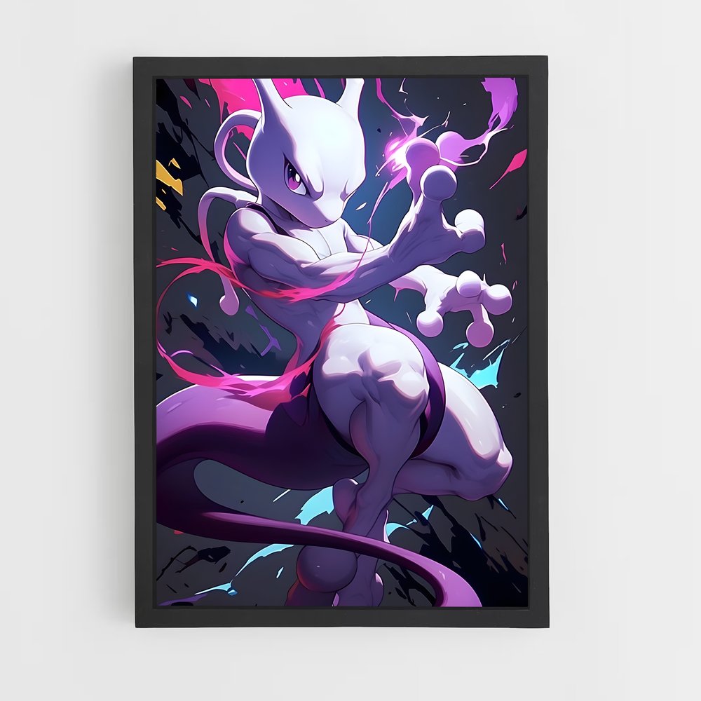 Poster Mewtwo : L'Ultime Évolution – affiche Pokemon (vue 2)