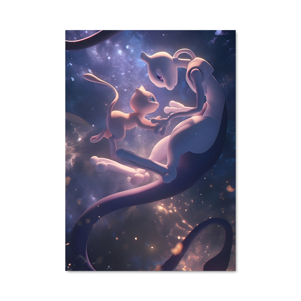 Poster Mewtwo murs – affiche Pokemon