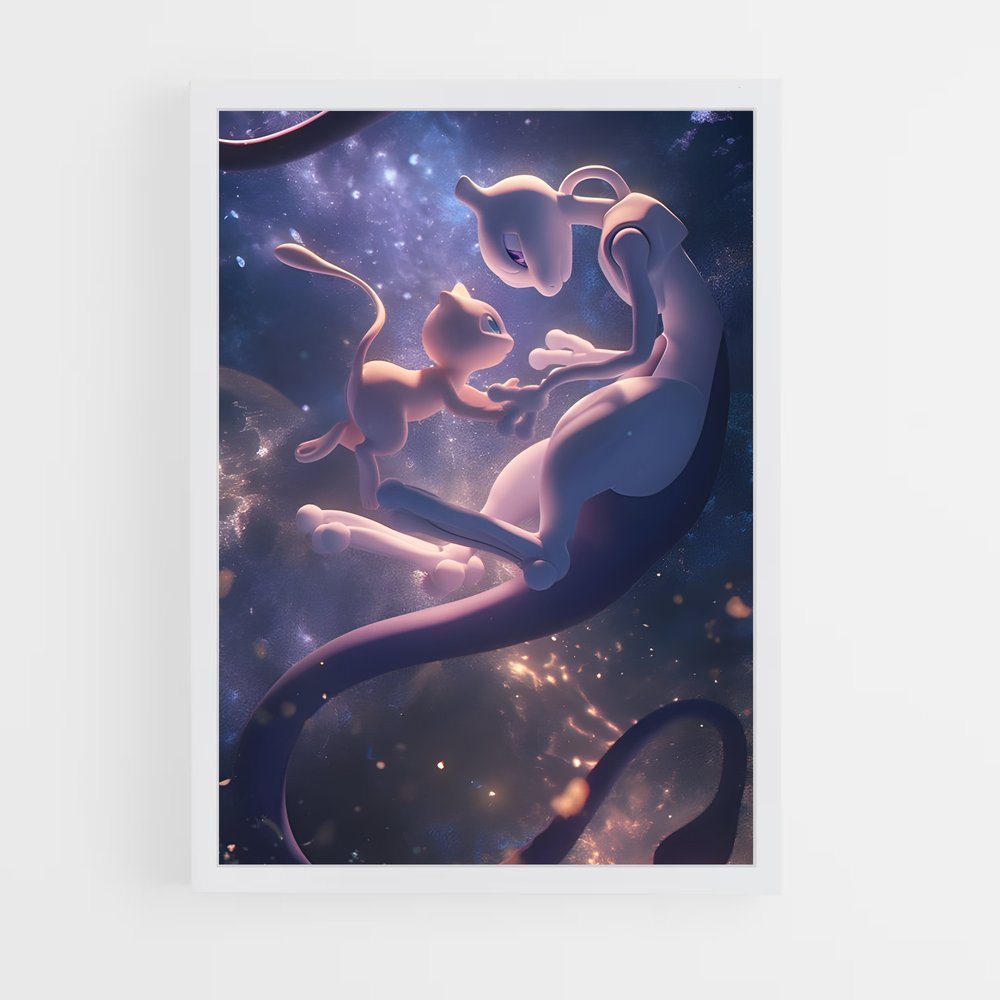 Poster Mewtwo murs – affiche Pokemon (vue 3)