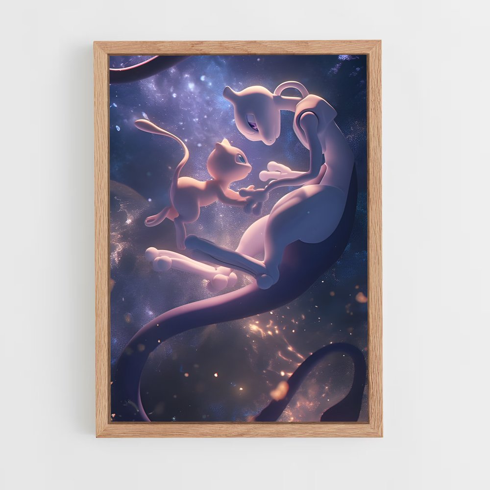 Poster Mewtwo murs – affiche Pokemon (vue 4)