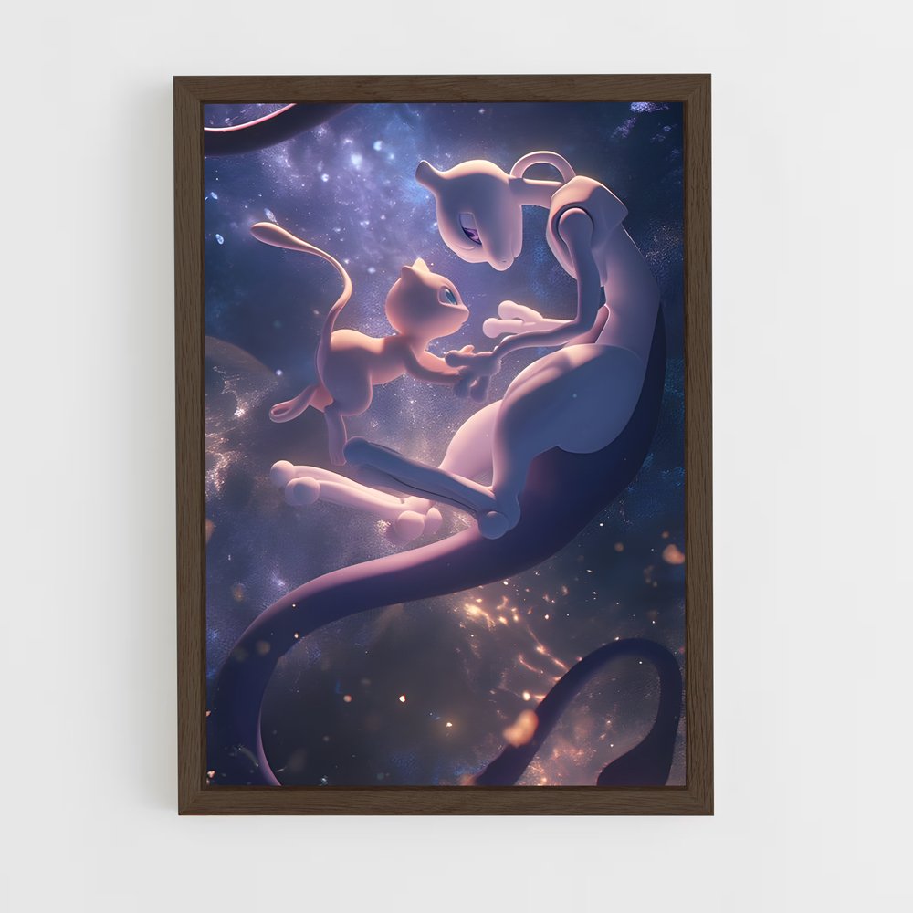 Poster Mewtwo murs – affiche Pokemon (vue 5)