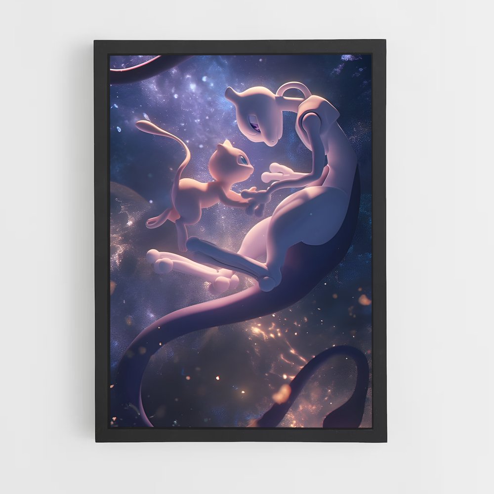Poster Mewtwo murs – affiche Pokemon (vue 2)