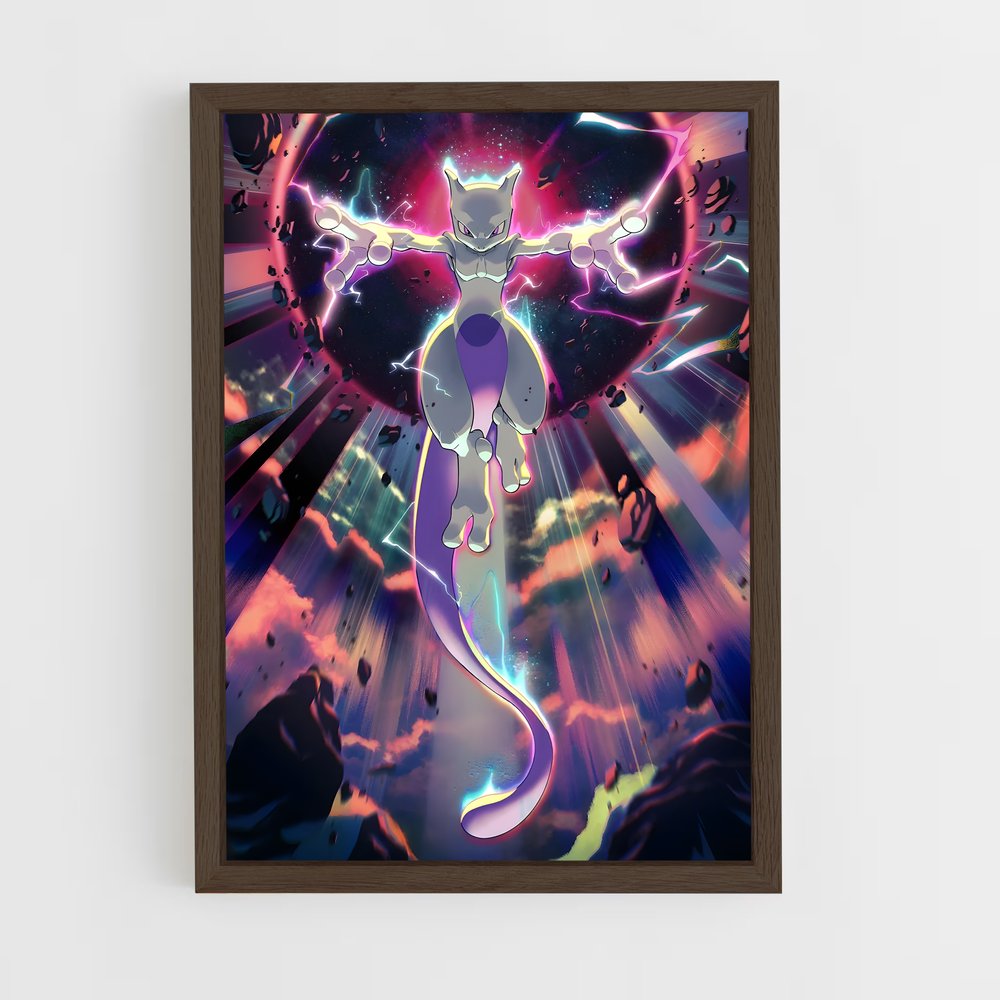 Poster Mewtwo Mystique – affiche Pokemon (vue 5)