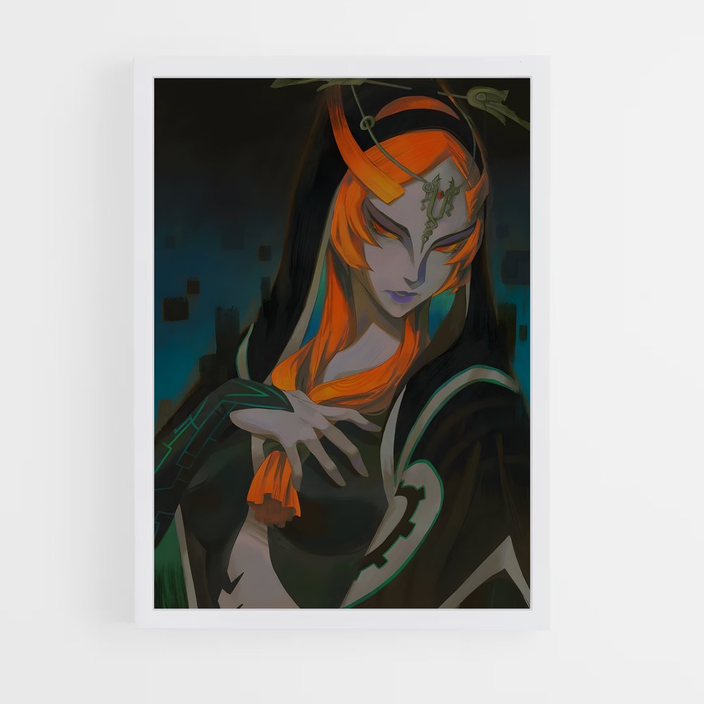 Poster Éclat de Minuit – affiche Zelda (vue 3)