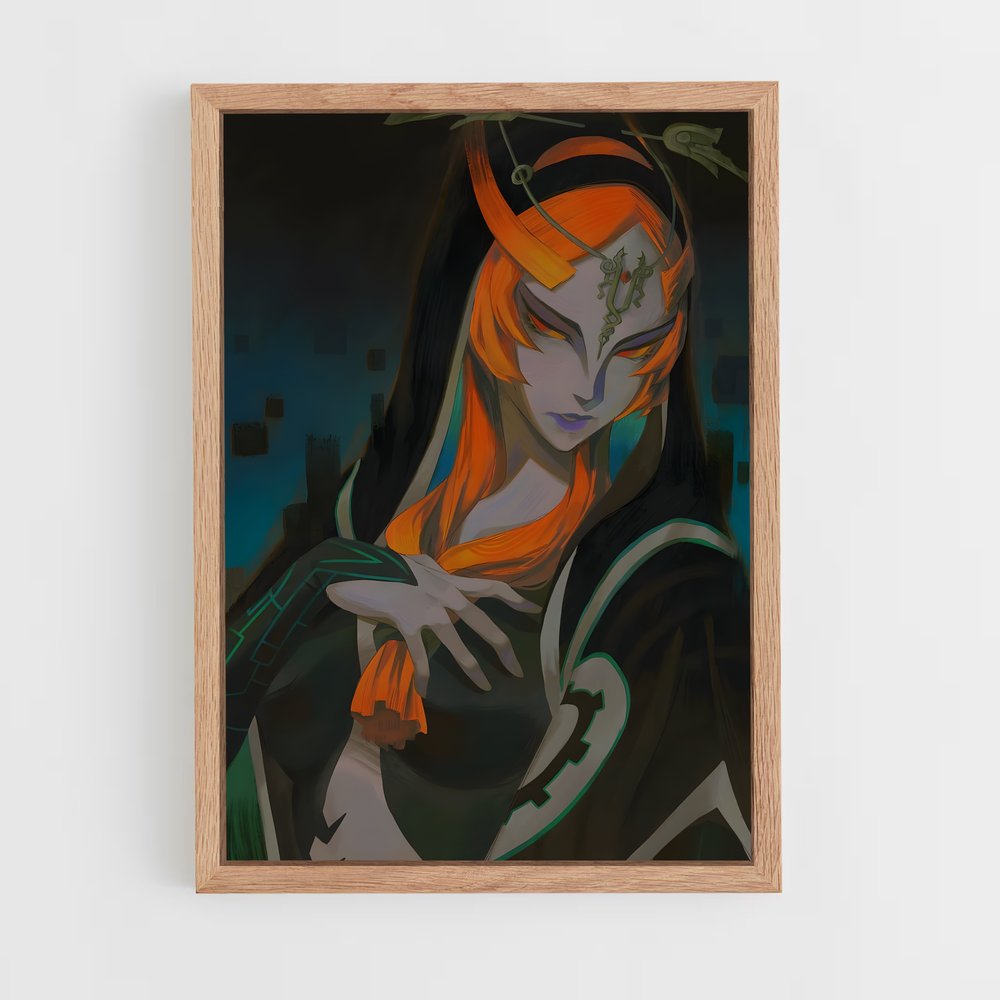 Poster Éclat de Minuit – affiche Zelda (vue 4)