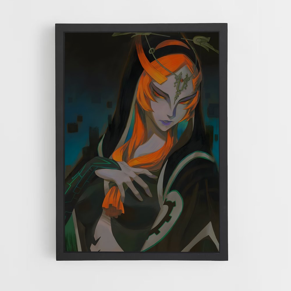 Poster Éclat de Minuit – affiche Zelda (vue 2)