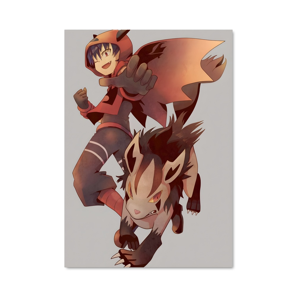 Poster Duo Féroce – affiche Pokemon