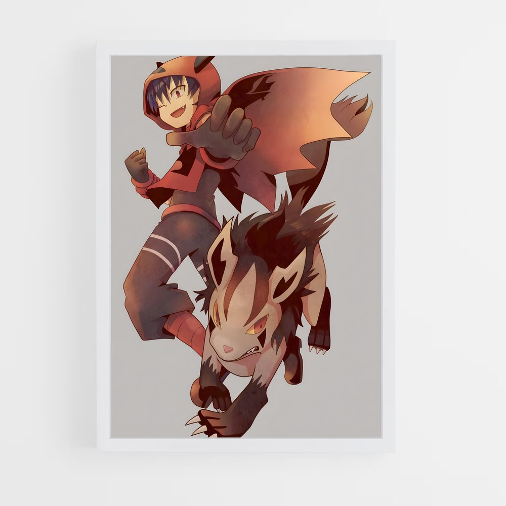 Poster Duo Féroce – affiche Pokemon (vue 3)