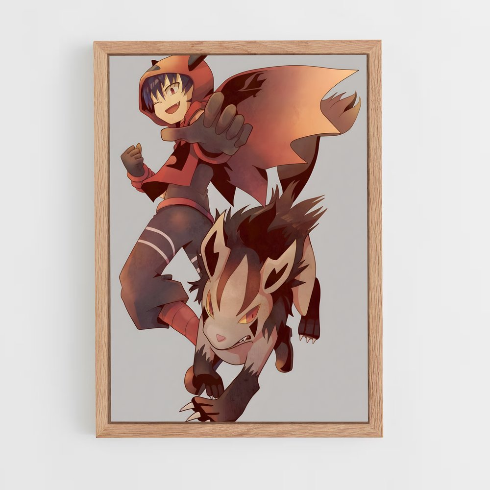 Poster Duo Féroce – affiche Pokemon (vue 4)