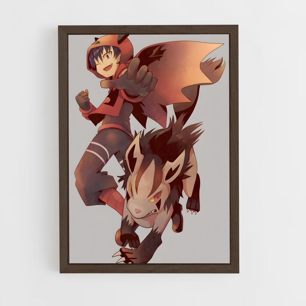 Poster Duo Féroce – affiche Pokemon (vue 5)
