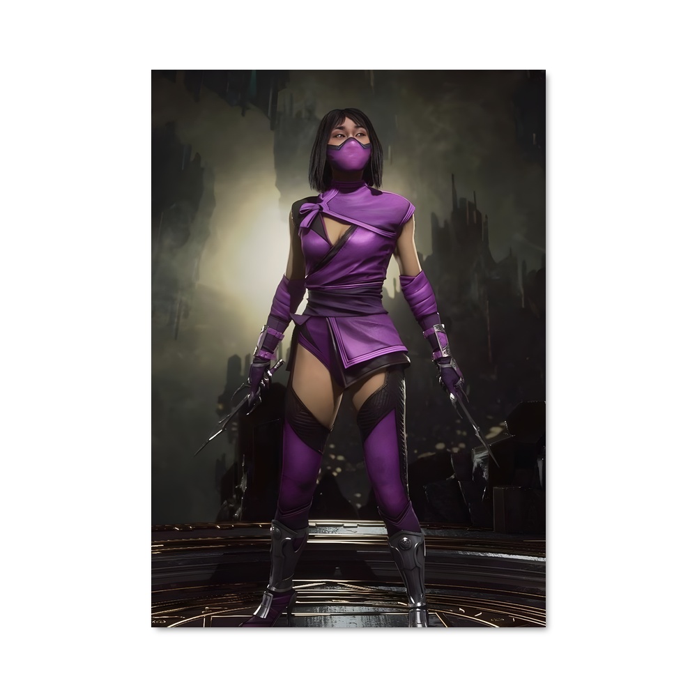 Poster Purple Temptation – affiche Mortal kombat