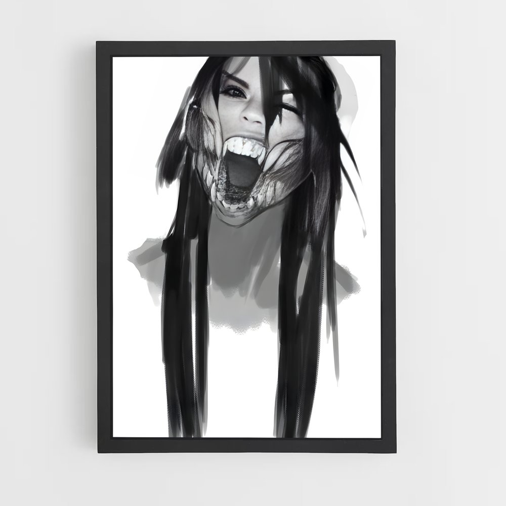 Poster Visage de la Mort – affiche Mortal kombat (vue 2)