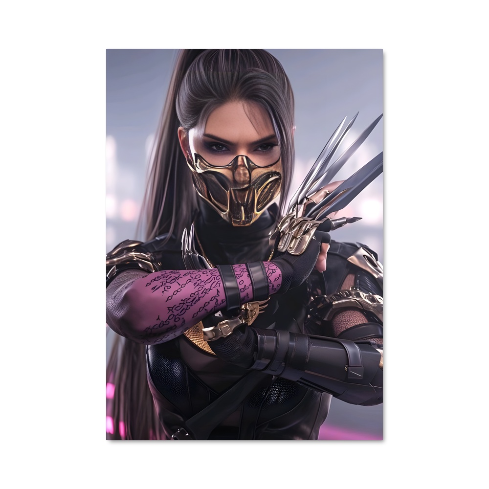 Poster L'Ombre Tranchante – affiche Mortal kombat