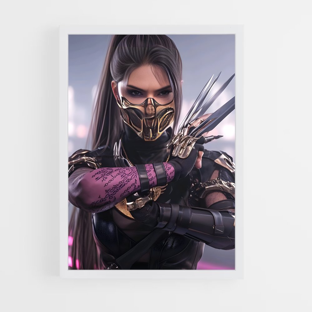 Poster L'Ombre Tranchante – affiche Mortal kombat (vue 3)