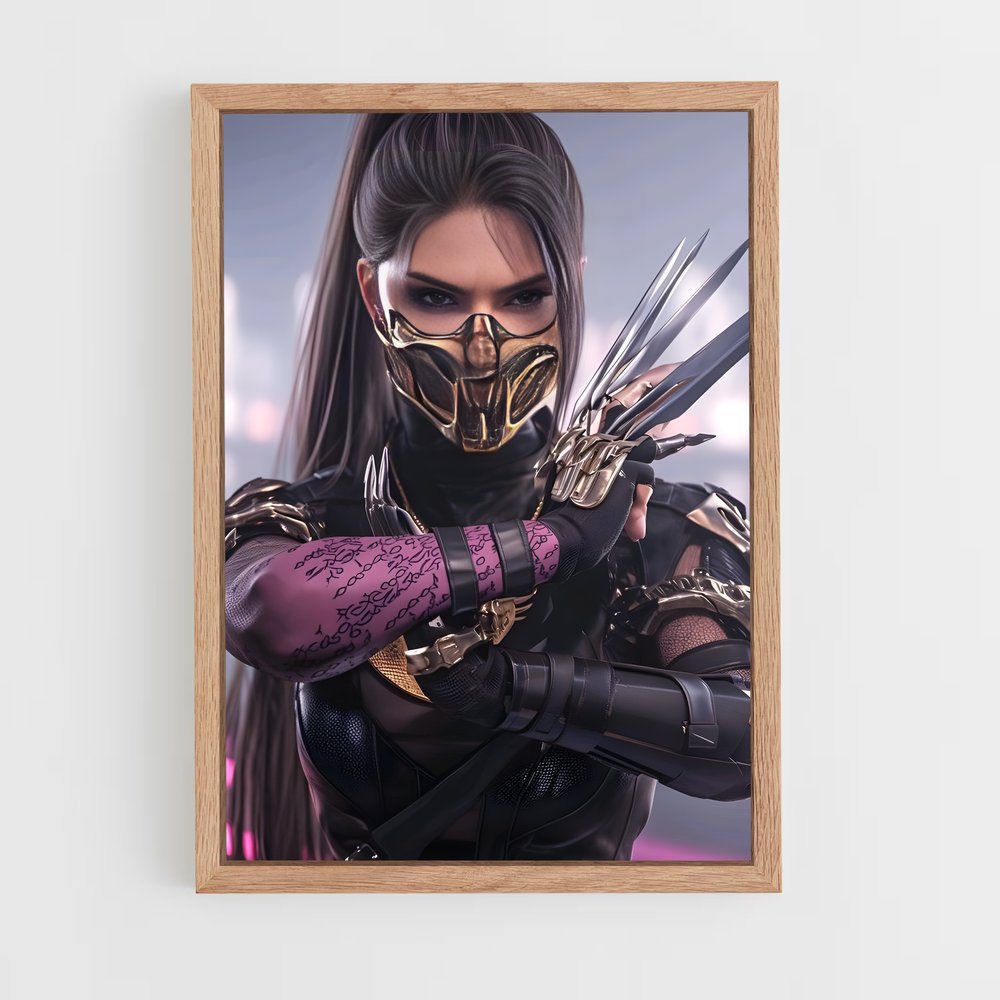 Poster L'Ombre Tranchante – affiche Mortal kombat (vue 4)