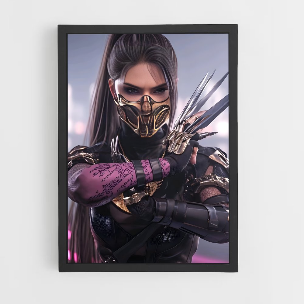 Poster L'Ombre Tranchante – affiche Mortal kombat (vue 2)