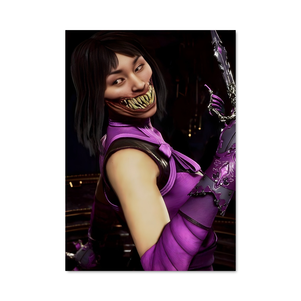 Poster Lame Pourpre – affiche Mortal kombat